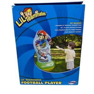 Kever Lil Teammates Football Player‎ Inflatable 50" Football Player NIB